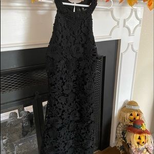 Black Lulus Love Poem Lace Mini Dress